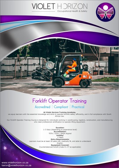 Forklift Operator Training