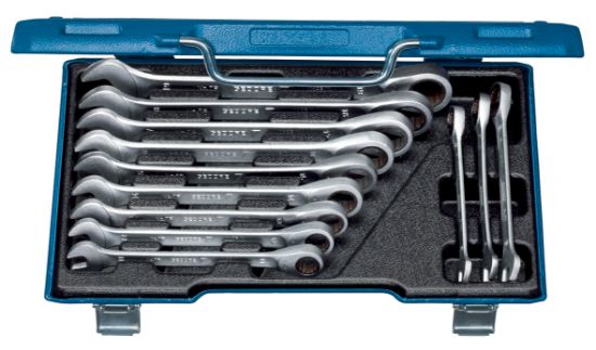 7R-012 Combination Ratchet Spanner Set 8mm - 19mm - Image 2