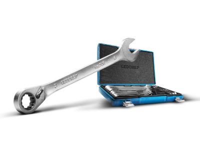 7R-012 Combination Ratchet Spanner Set 8mm - 19mm