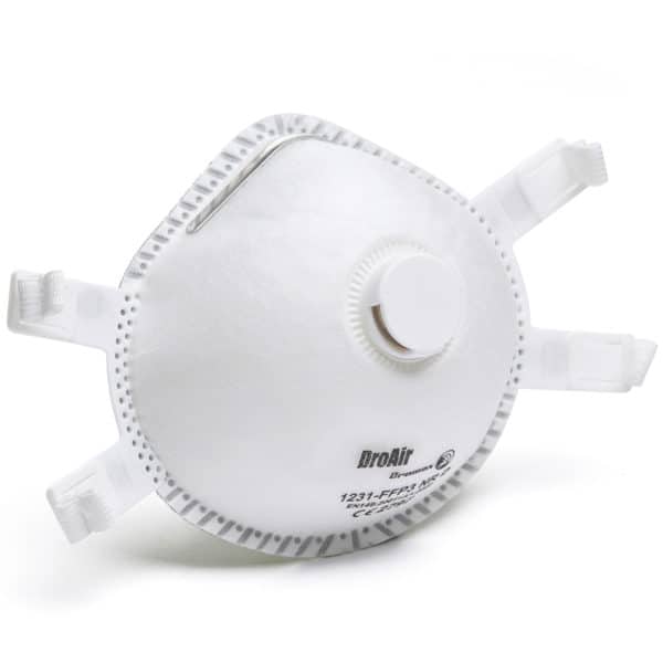 Dromex Valved Moulded FFP3 Disposable Mask 5/Box