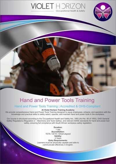 Hand and Power Tools Training