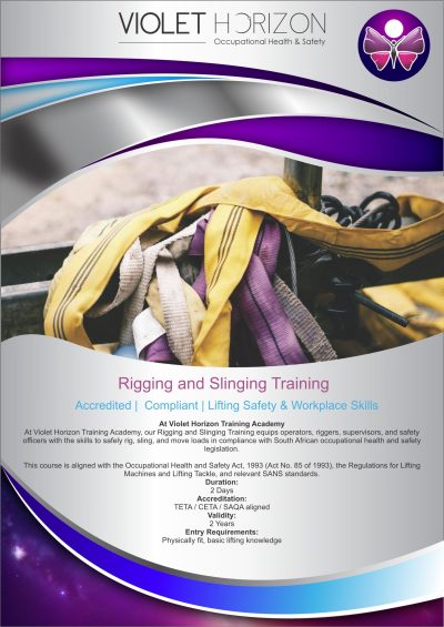 Rigging and Slinging Training