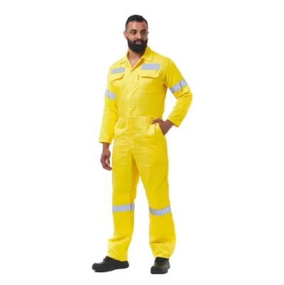 Dromex Yellow D59 Reflective Mining Boilersuit