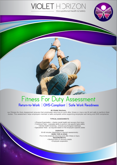 Fitness-for-Duty Assessment