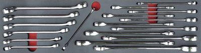 MOD.745SH45S 18pc Metric Ratcheting Combination & Pipe Spanner Set