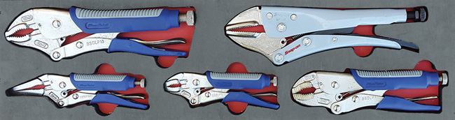 MOD.730SH45S - Locking Plier Set; 5Pc