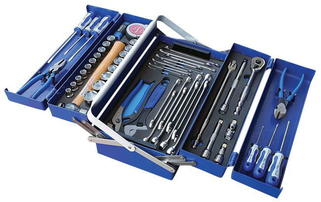 BLP1281S60M-WO - 1/2" Drive Cantilever Tool Set, 60Pc - Metric