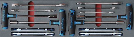 MOD.280SH45S - 4 x Nut Drivers / Ratcheting and OE Spanners 13Pc