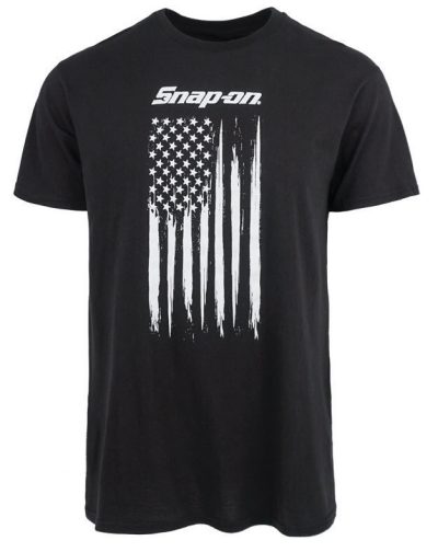 SNP1841 - Flag Black T-Shirt