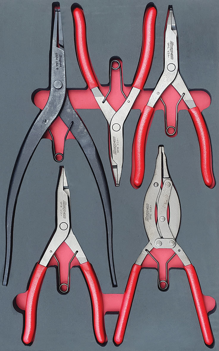 MOD.811SH42D - Snap-Ring Pliers Set; 5Pc