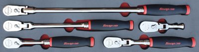 MOD.946SH45S-SG - 3/8" Drive Soft Grip Ratchet Set; 5Pc