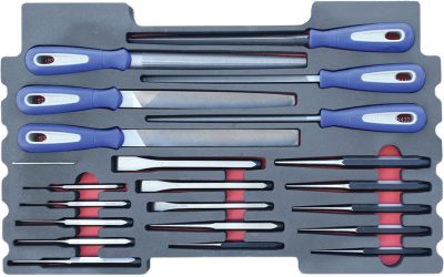 MOD.179SR43F - Files, Punches and Chisels Set; 22Pc (suitable for KMC Tool Chest Only)