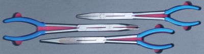 MOD.965SH45S - Long-Reach Compound Joint Pliers Set; 3Pc