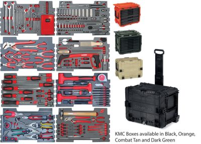 KMC18AVTKAV-$ - 200Pc Aircraft Maintenance and Avionics Tool Set supplied in Foam Inserts with All Weather Composite 8Drw Tool Chest