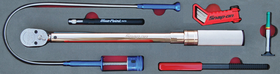 MOD.489SH45S - Torque Wrench and Utility Set; 6Pc