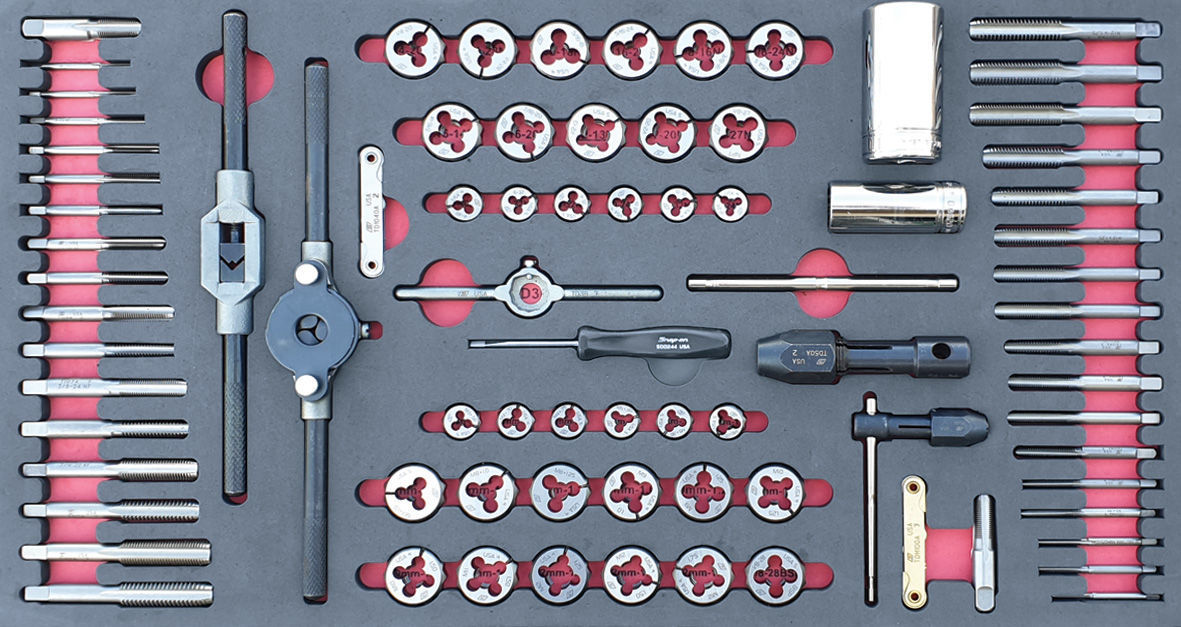 MOD.971SH45L - Tap & Die Sets; 80Pc (Metric & Imperial TDTDM500B)