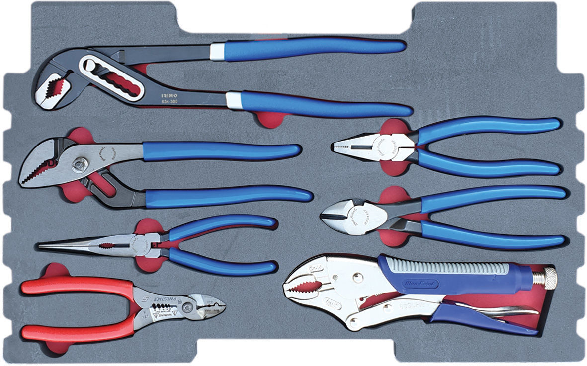 Irimo Snap-on Blue Snap-on MOD.507SR43F - Pliers Set; 7Pc (suitable for KMC Tool Chest Only)