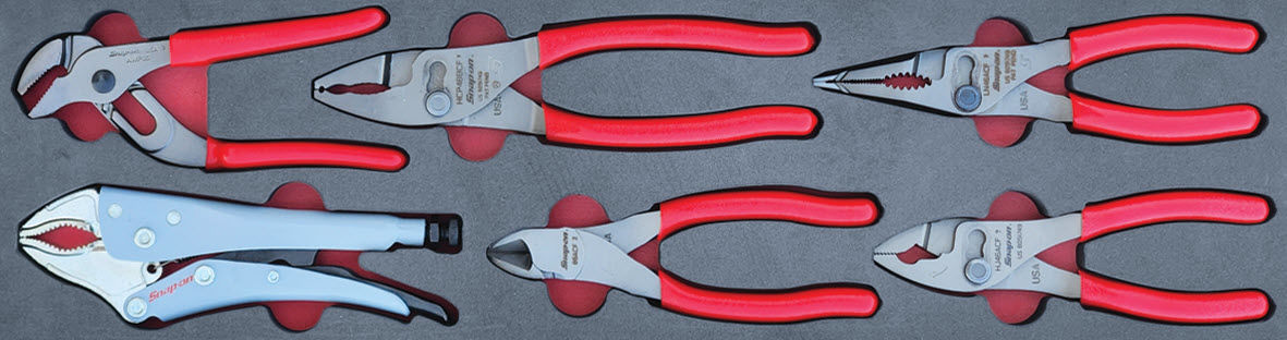 MOD.232SH45S - Plier Set; 6Pc
