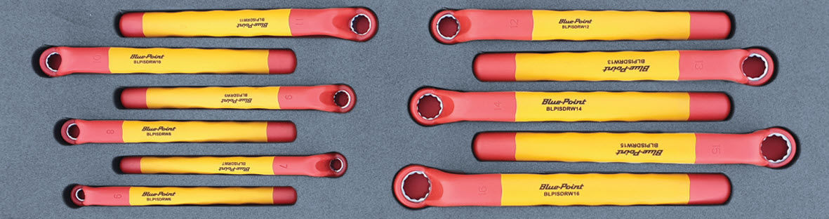 MOD.292SH45S - 1000V Offset Ring Spanner Set 6-16mm; 11Pc