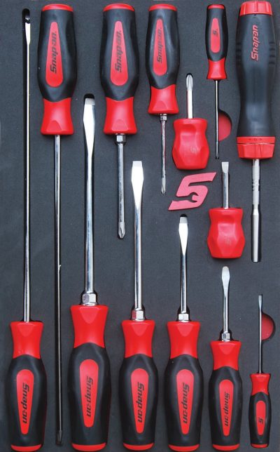 MOD.308SH42D13 - Screwdriver Set; Phillips; Flat; Ratcheting and Stubby; 13Pc